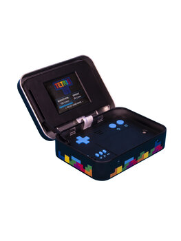 Tetris Tetris - retro gaming handheld in metal box