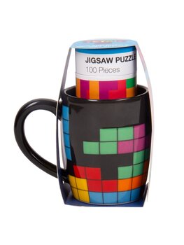 Fizz Creations Tetris - beker & puzzel - cadeaupakket