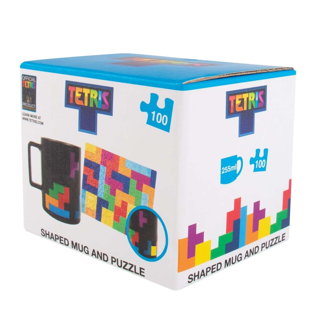 Fizz Creations Tetris - beker & puzzel - cadeaupakket