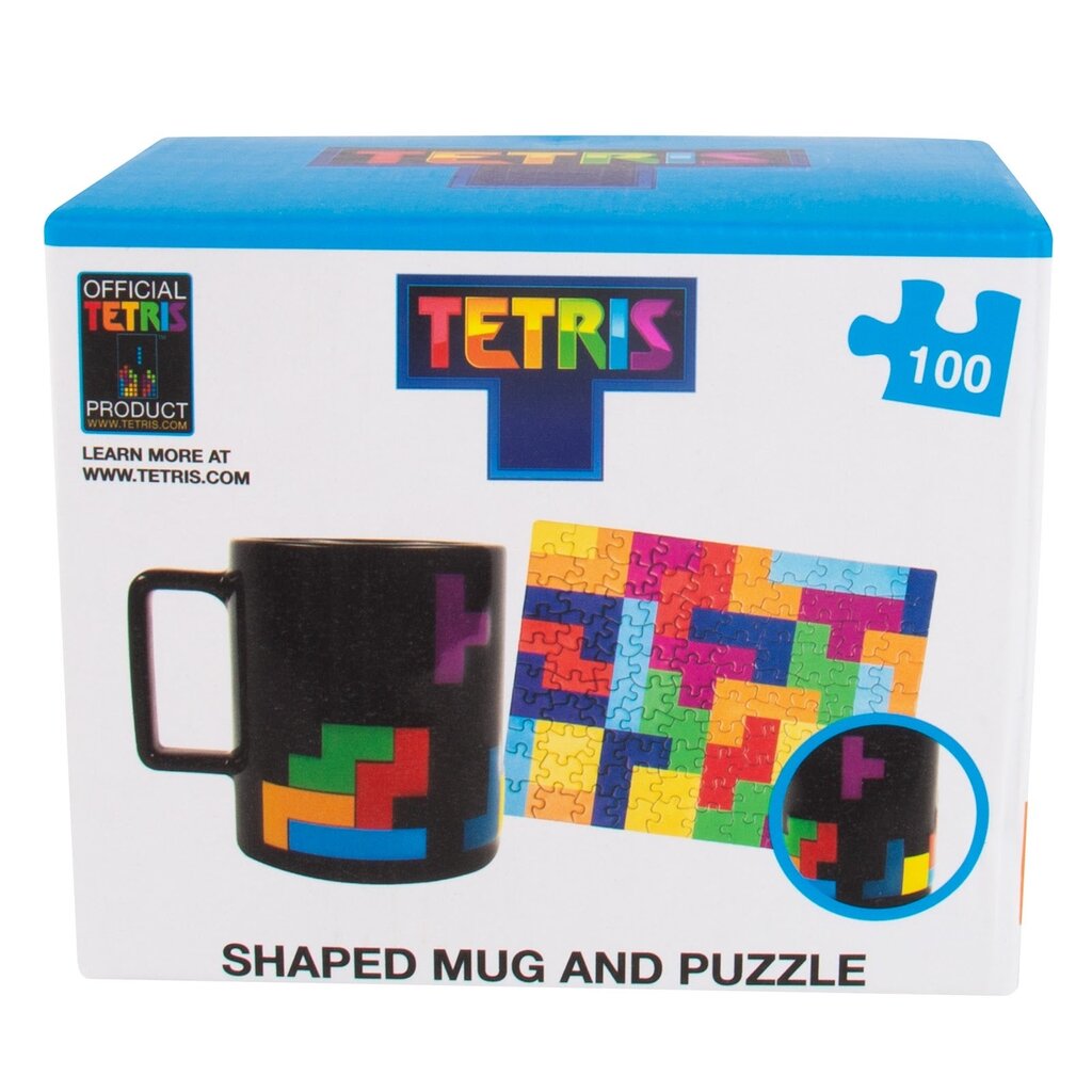Fizz Creations Tetris - beker & puzzel - cadeaupakket