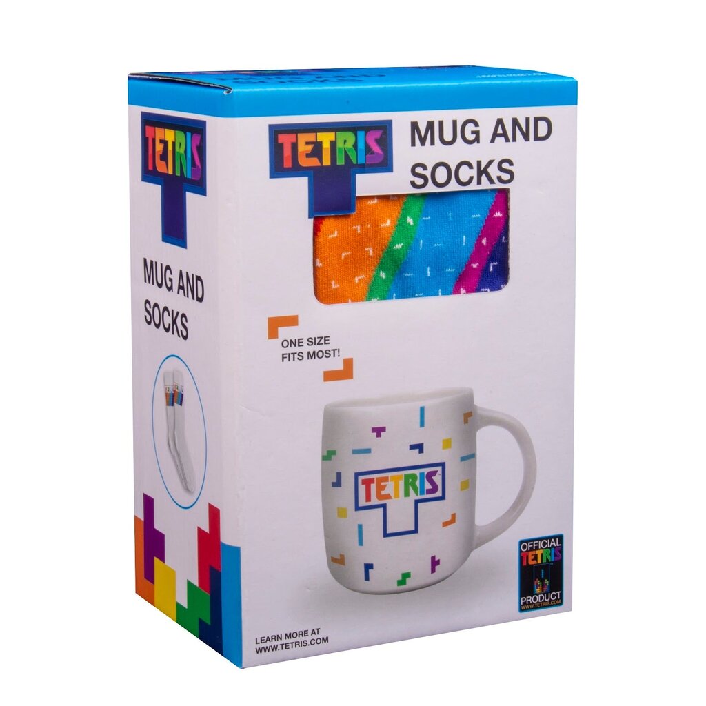 Fizz Creations Tetris mug & socks - gift set