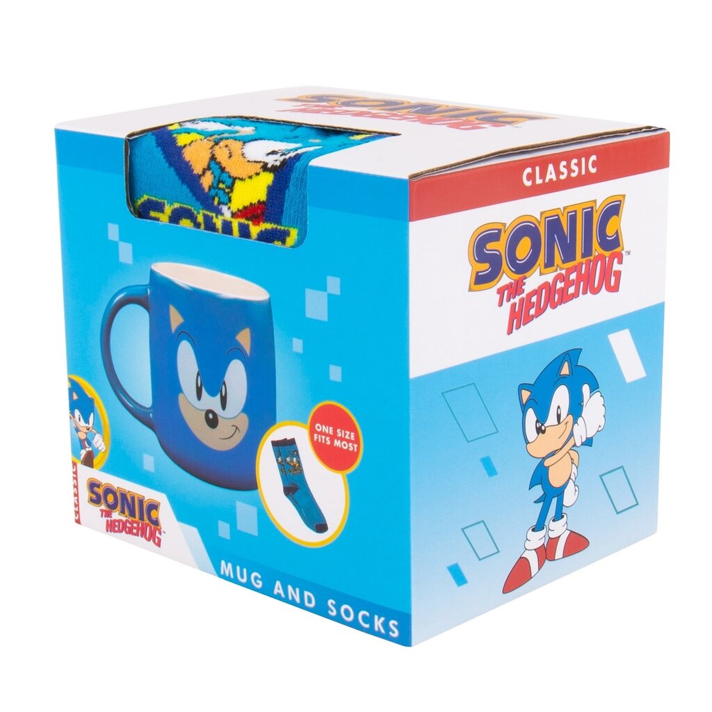 Fizz Creations Sonic the Hedgehog - beker & sokken - cadeaupakket