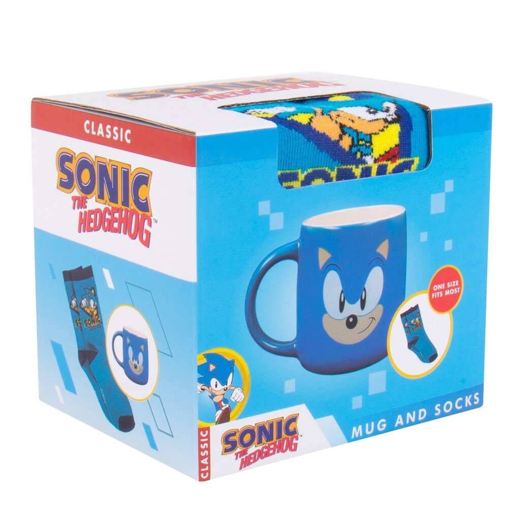 Fizz Creations Sonic the Hedgehog - beker & sokken - cadeaupakket