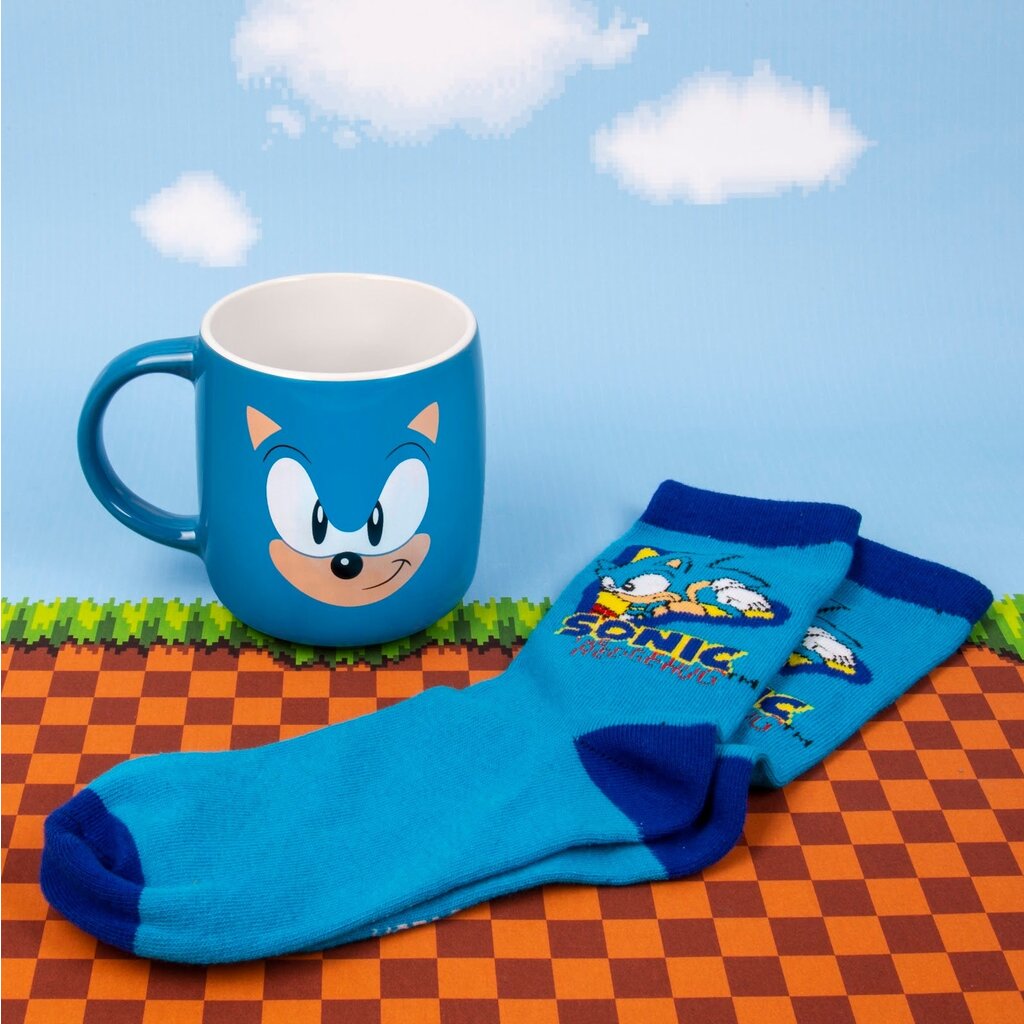 Fizz Creations Sonic the Hedgehog - beker & sokken - cadeaupakket