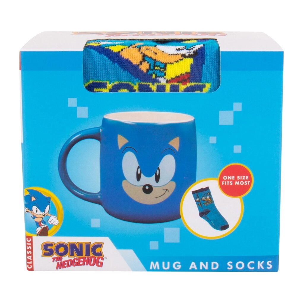 Fizz Creations Sonic the Hedgehog - beker & sokken - cadeaupakket