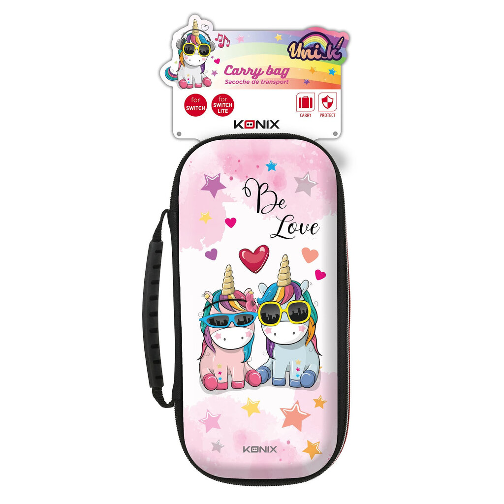 Konix Unik - carry case Nintendo Switch - Be Love (Switch/Oled/Lite)