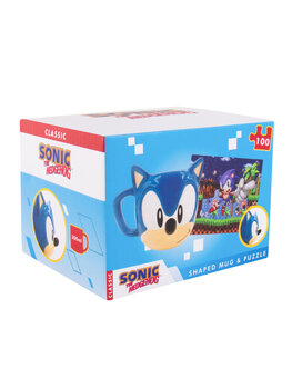 Fizz Creations Sonic the Hedgehog - beker & puzzel - cadeaupakket