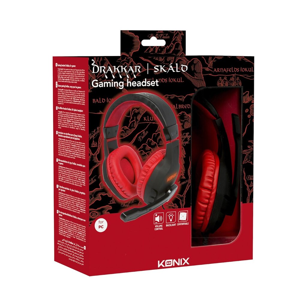 Konix Drakkar - pc gaming headset - Skald