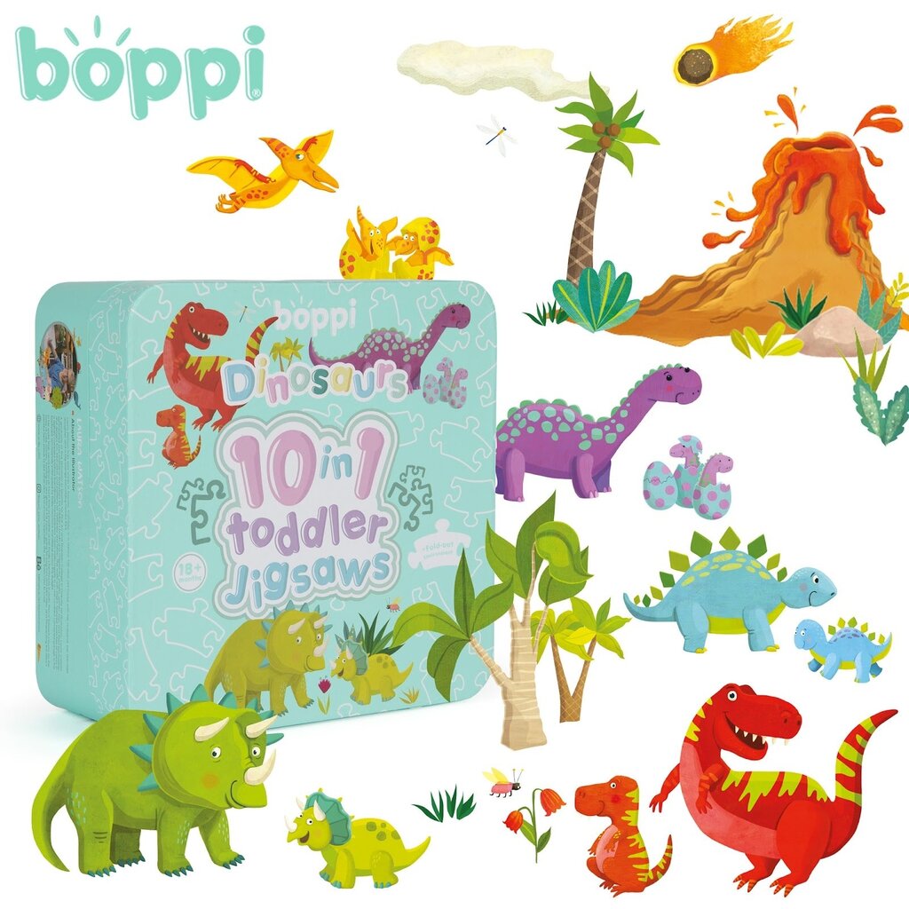 Boppi Boppi - dino's puzzle set for toddlers
