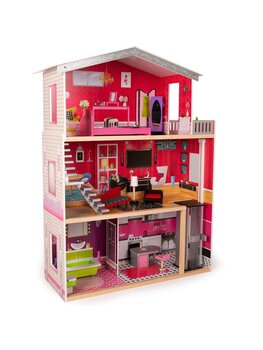 Boppi Boppi - groot houten poppenhuis - met lift