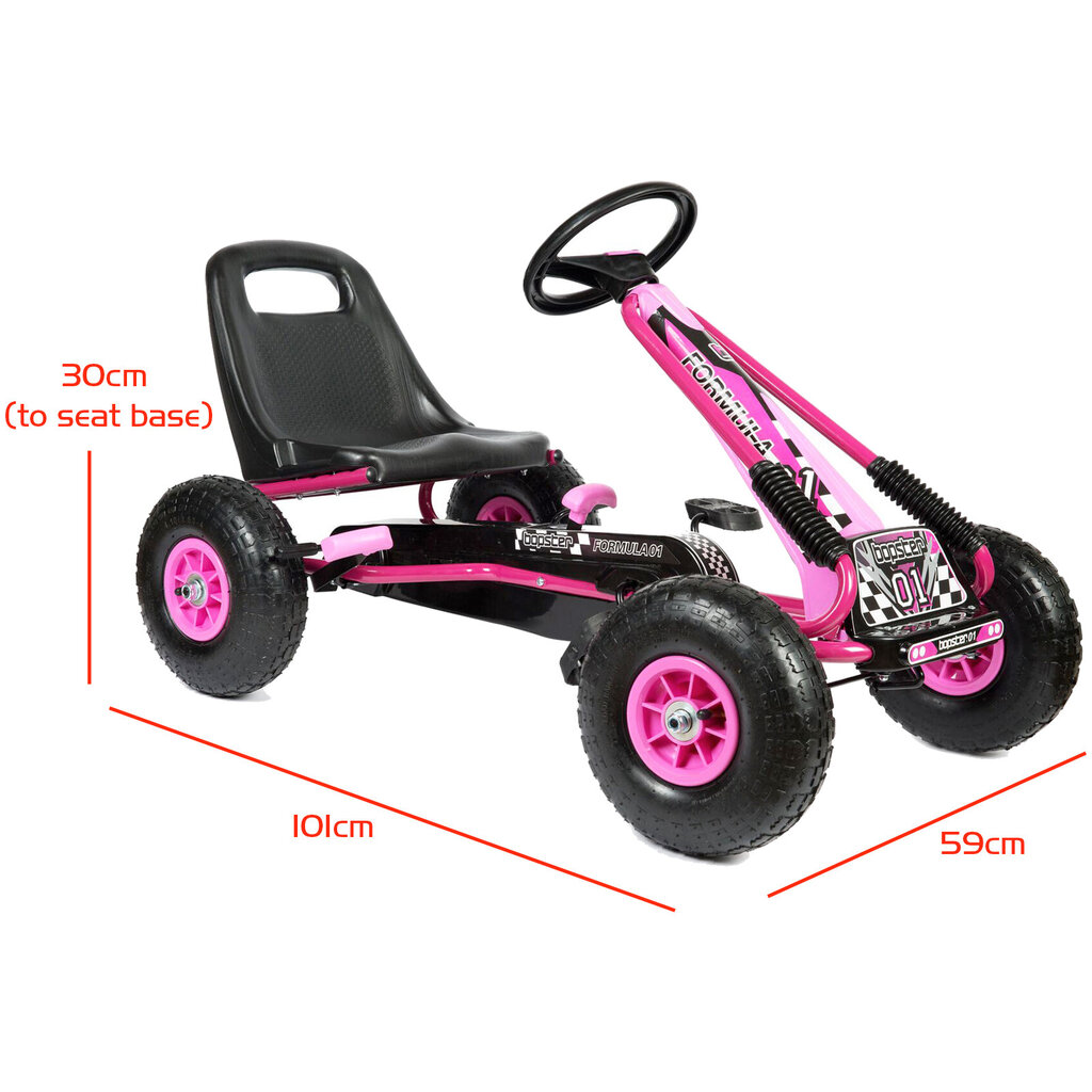 Bopster - go kart - pink design