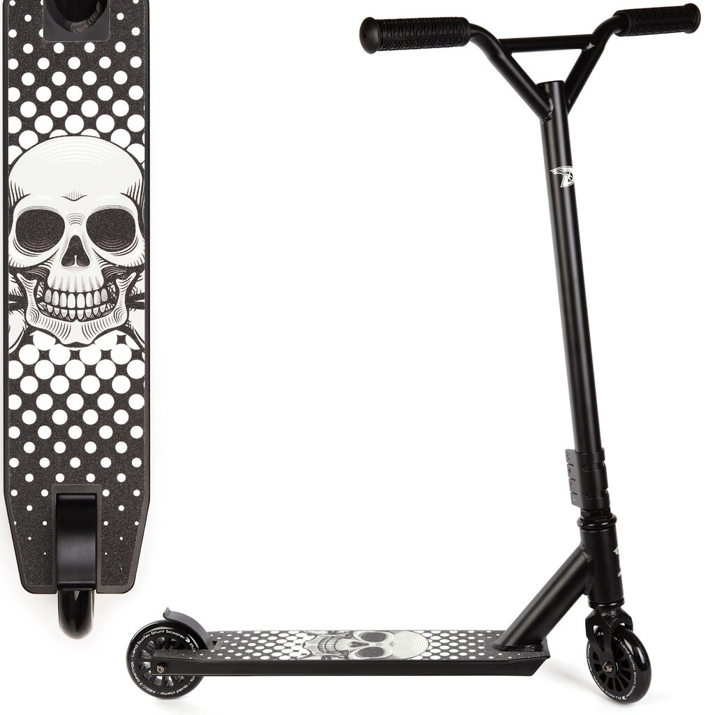 Land Surfer - stunt scooter - black skull design