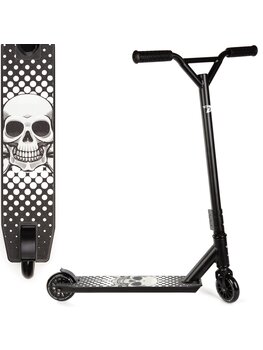 Land Surfer Stunt scooter - black skull design