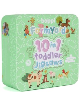 Boppi Boppi - farm animals puzzle set for toddlers