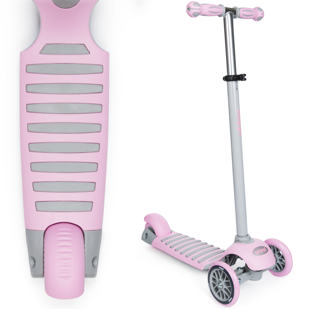 Boppi Boppi - children's scooter with three wheels (pink)