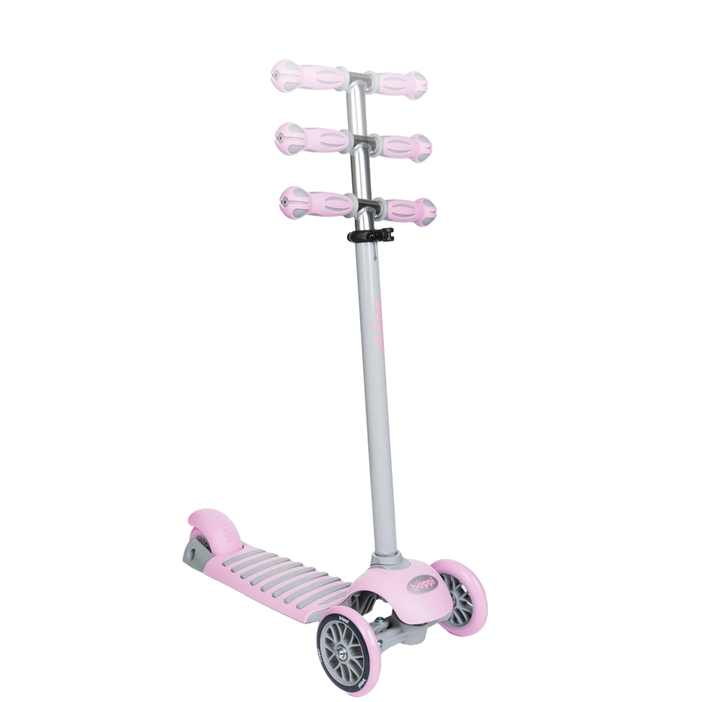 Boppi Boppi - children's scooter with three wheels (pink)