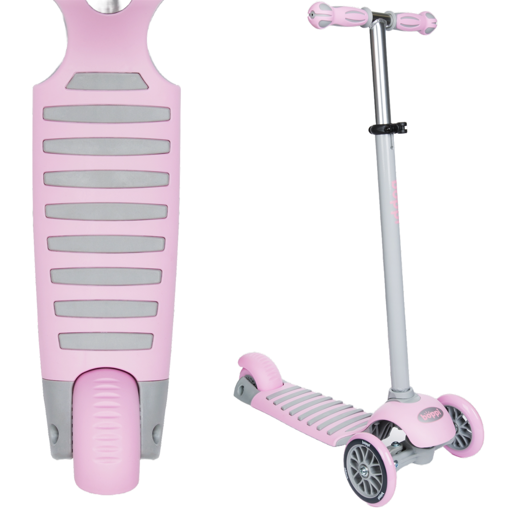 Boppi Boppi - children's scooter with three wheels (pink)