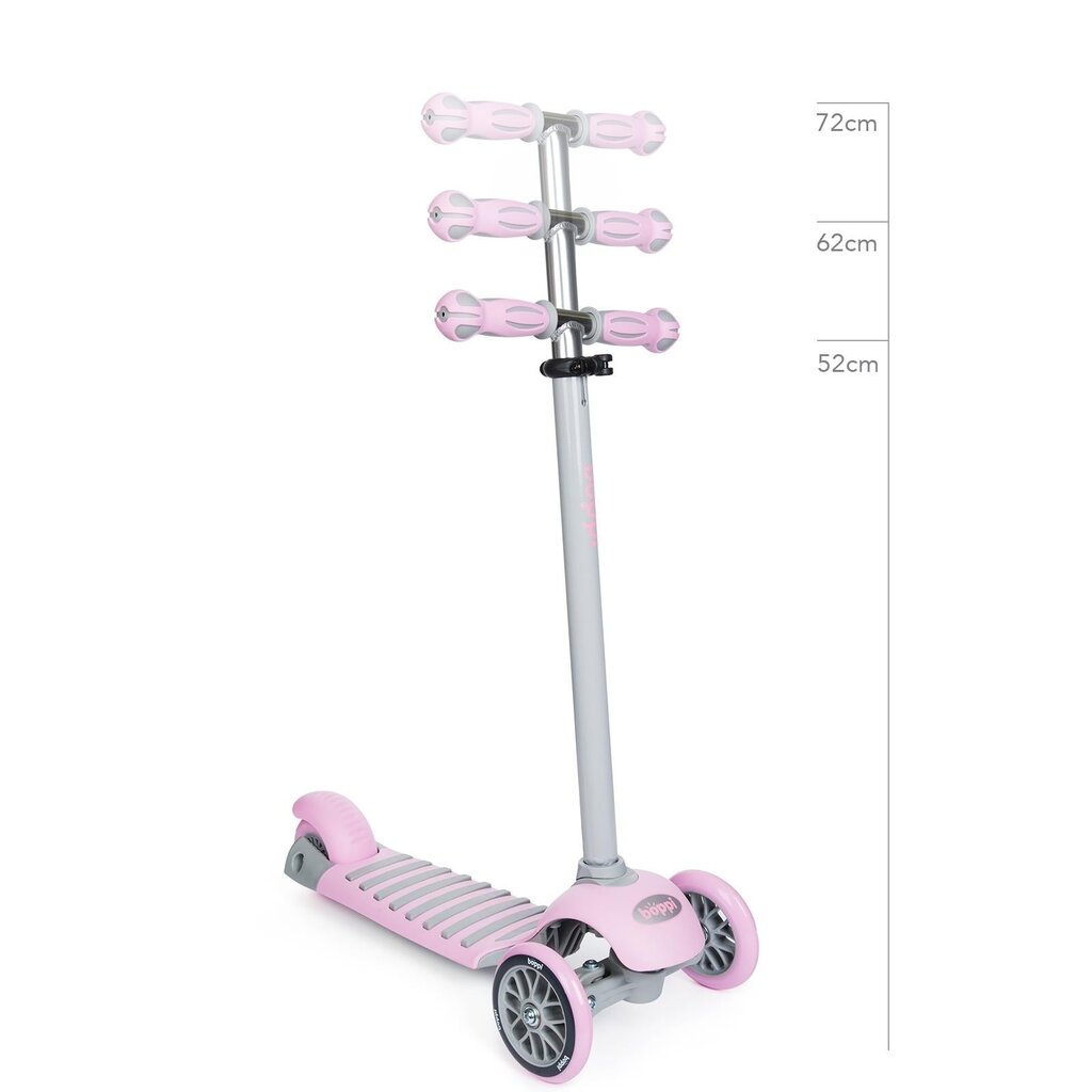 Boppi Boppi - children's scooter with three wheels (pink)