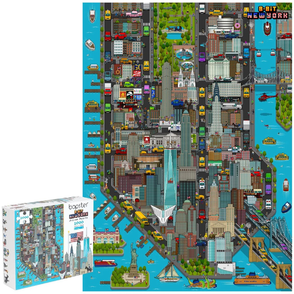 Bopster Bopster - city map New York puzzle - 1000 pieces