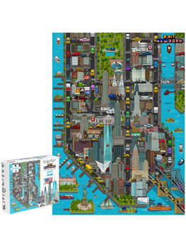 Bopster - city map New York puzzel - 1000 stukjes