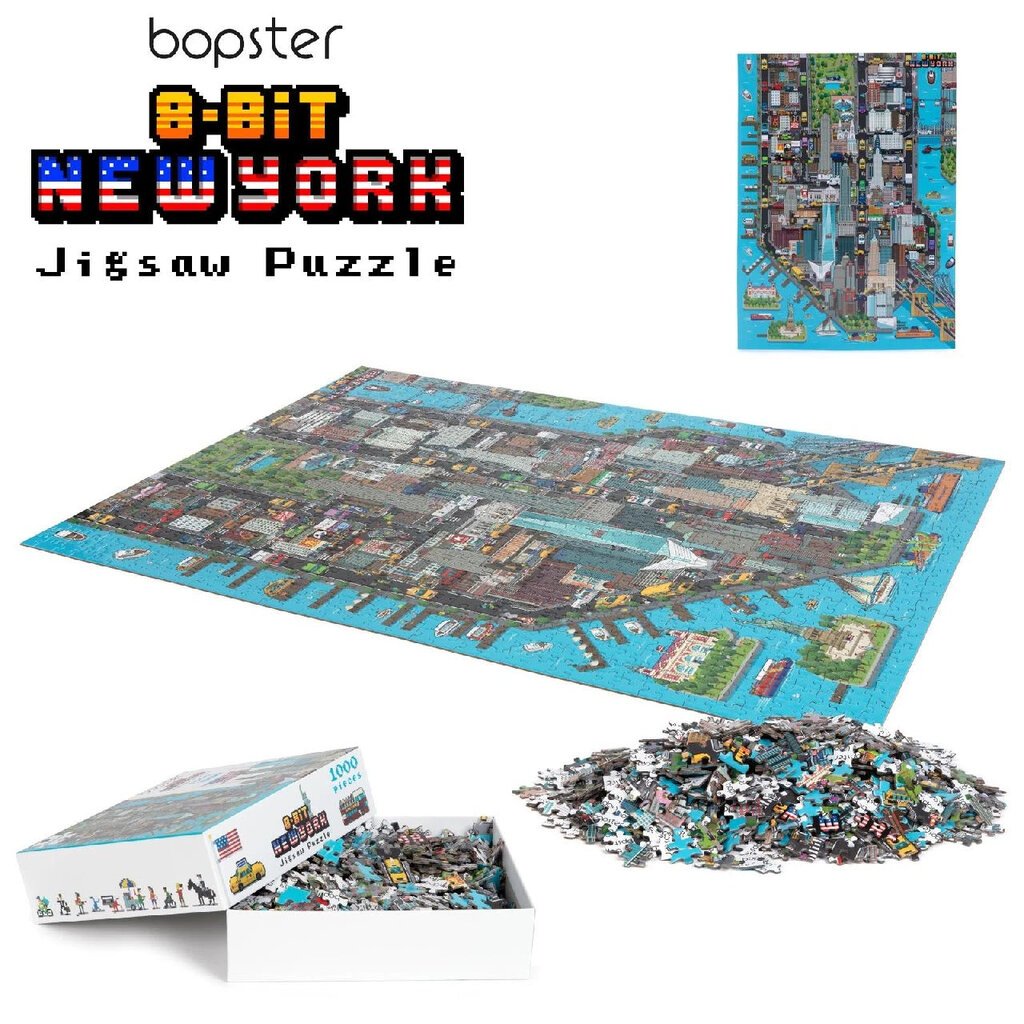 Bopster Bopster - city map New York puzzle - 1000 pieces