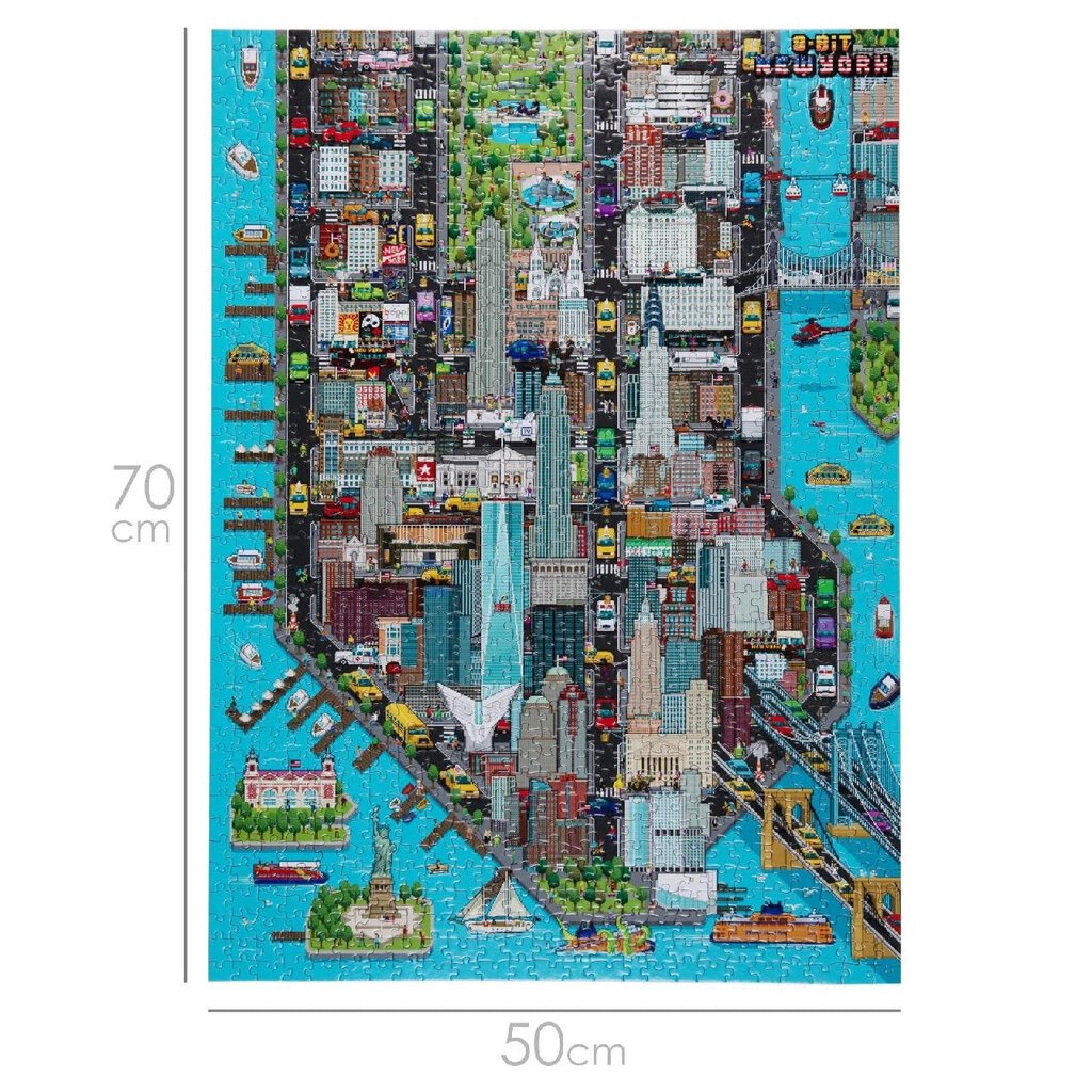 Bopster Bopster - city map New York puzzle - 1000 pieces