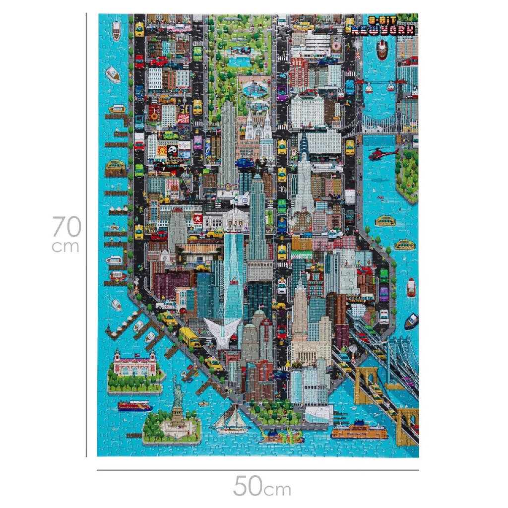 Bopster - city map New York puzzle - 1000 pieces