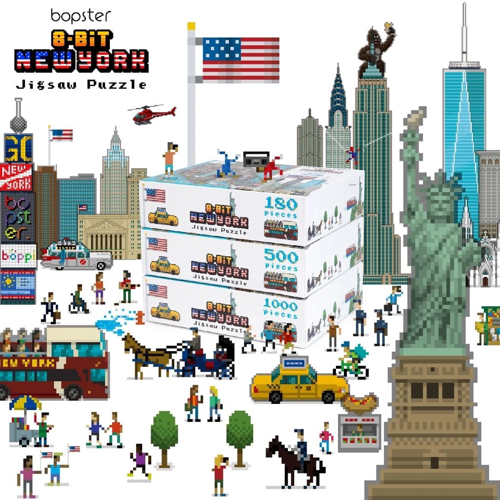 Bopster - city map New York puzzle - 1000 pieces