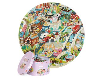 Boppi Stadsleven - ronde puzzel - 150 stukjes
