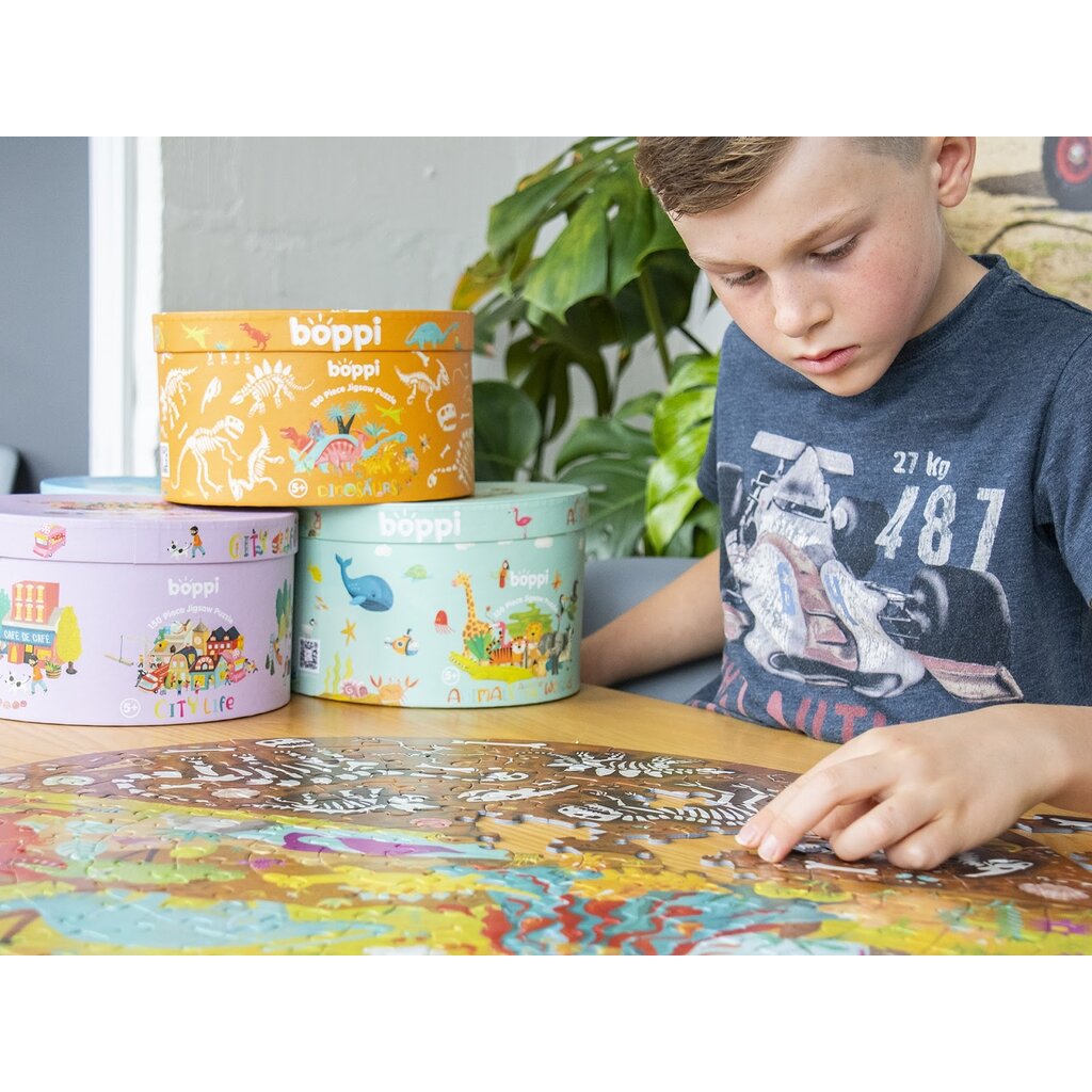 Boppi Boppi - stadsleven - ronde puzzel