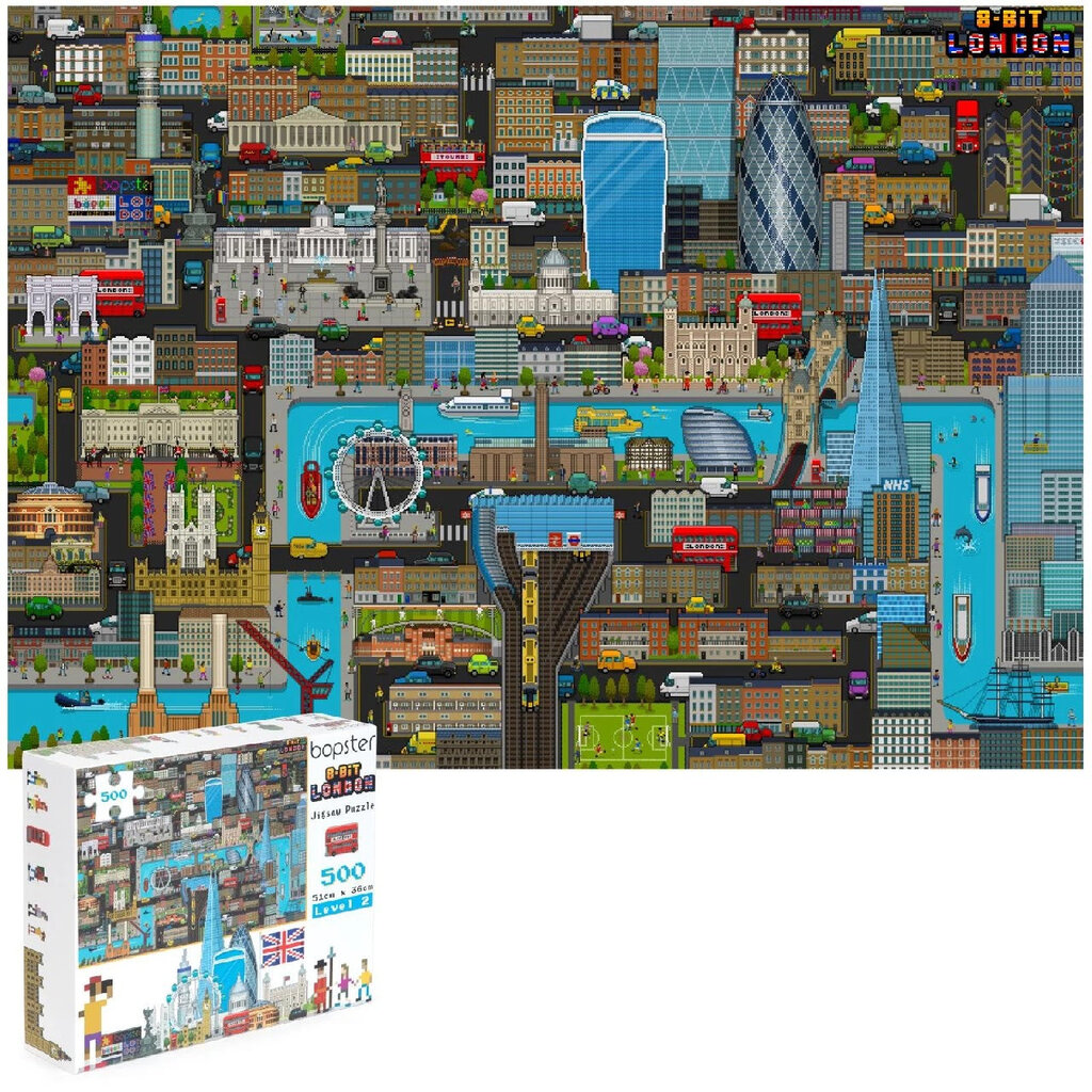 Bopster Bopster - city map Londen puzzle - 500 pieces
