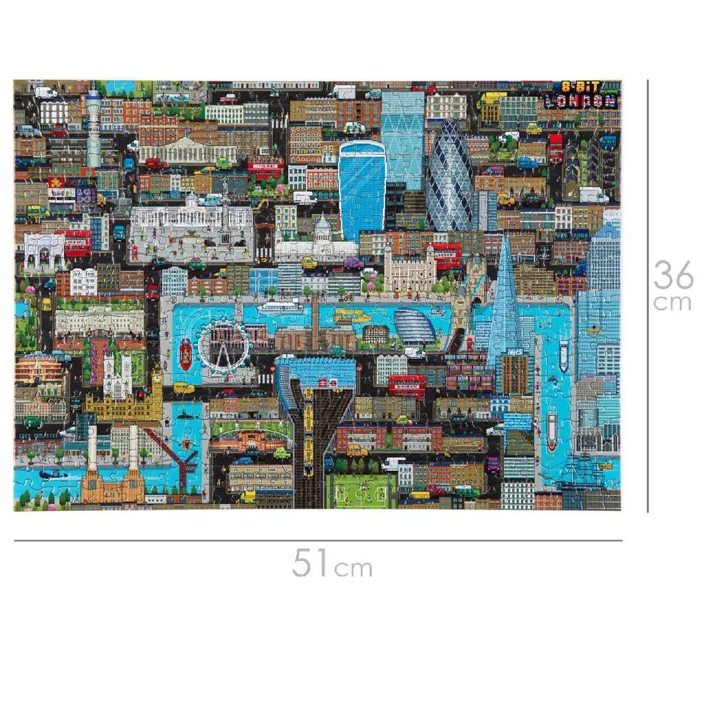 Bopster - city map Londen puzzel - 500 stukjes