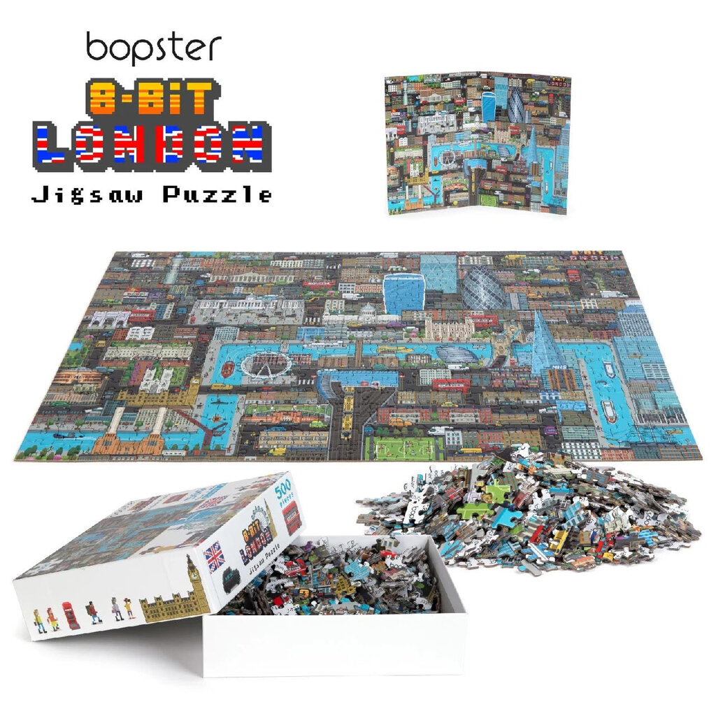 Bopster - city map Londen puzzel - 500 stukjes