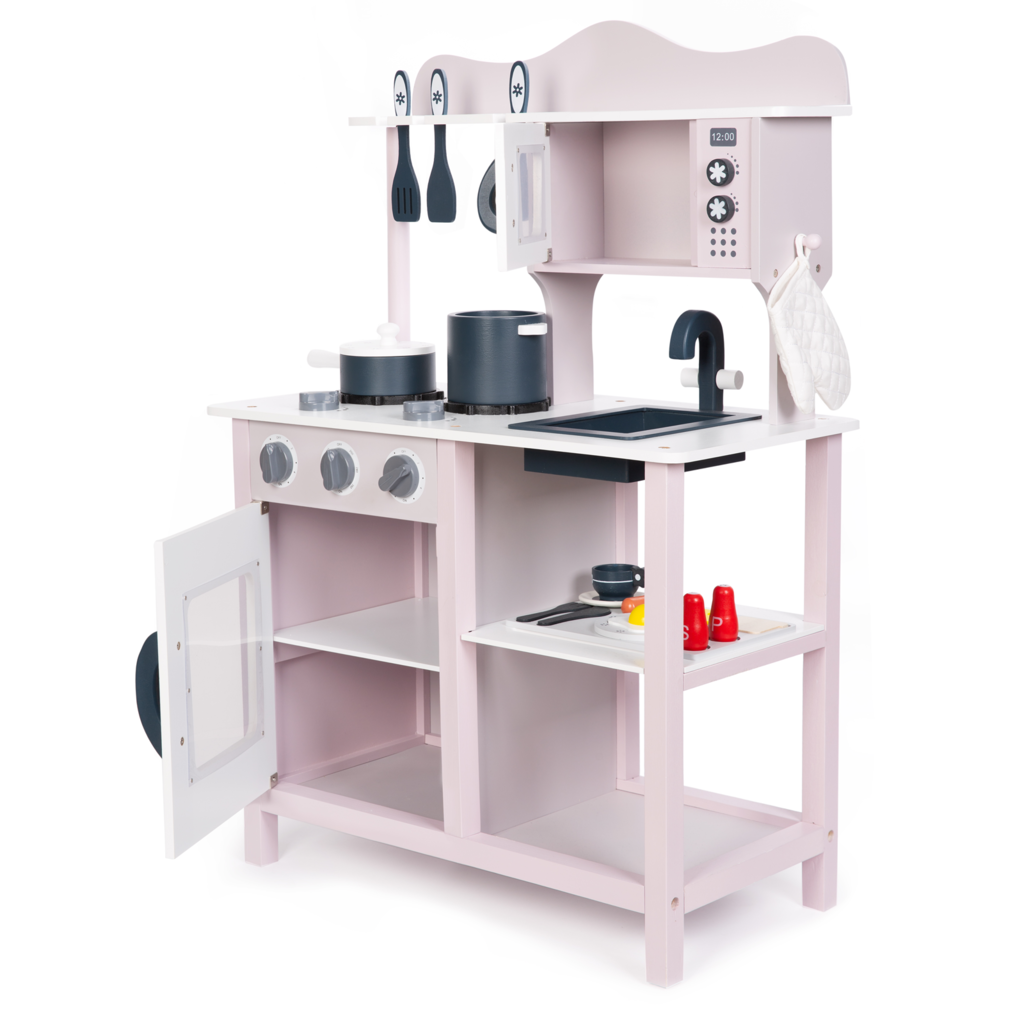 Boppi Boppi - wooden toy kitchen (grey)
