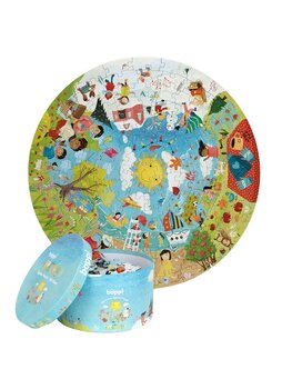 Boppi Vier seizoenen - ronde puzzel - 150 stukjes