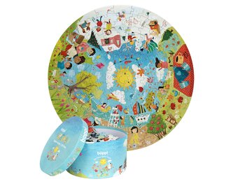 Boppi Vier seizoenen - ronde puzzel - 150 stukjes
