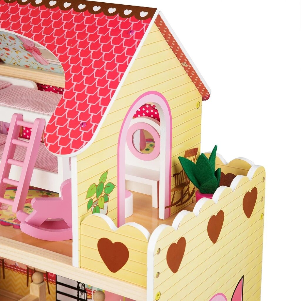 Boppi Boppi - large wooden dollhouse - with staircase