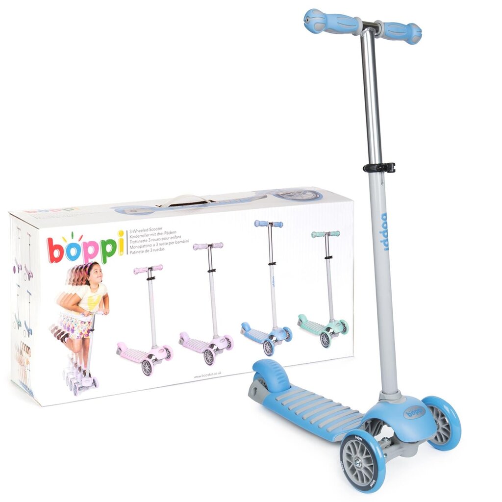 Boppi Boppi - kinderstep met drie wielen (blauw)