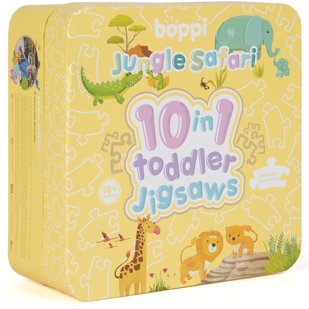 Boppi Boppi - safari animals puzzle set for toddlers