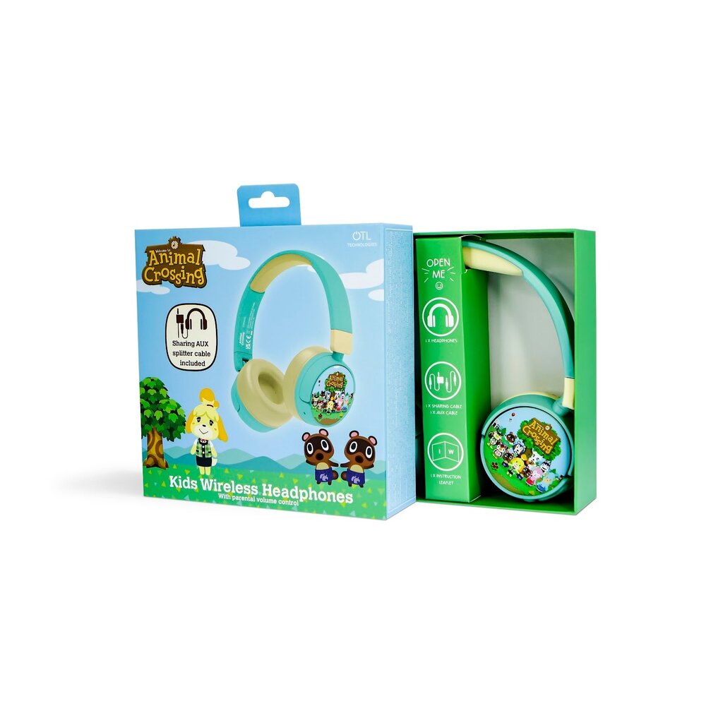 Super Mario Animal Crossing - junior bluetooth headphones