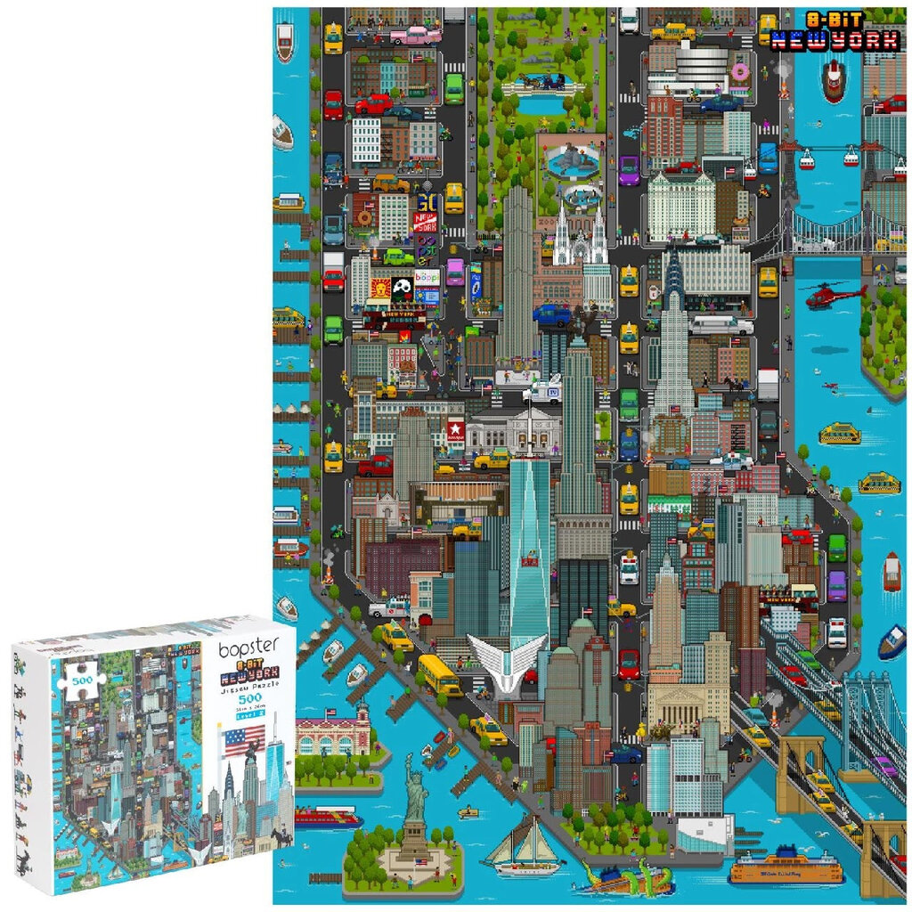 Bopster Bopster - city map New York puzzel - 500 stukjes