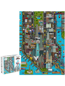 Bopster - city map New York puzzle - 500 pieces