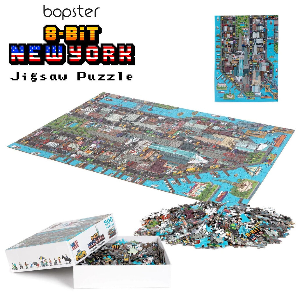 Bopster Bopster - city map New York puzzel - 500 stukjes