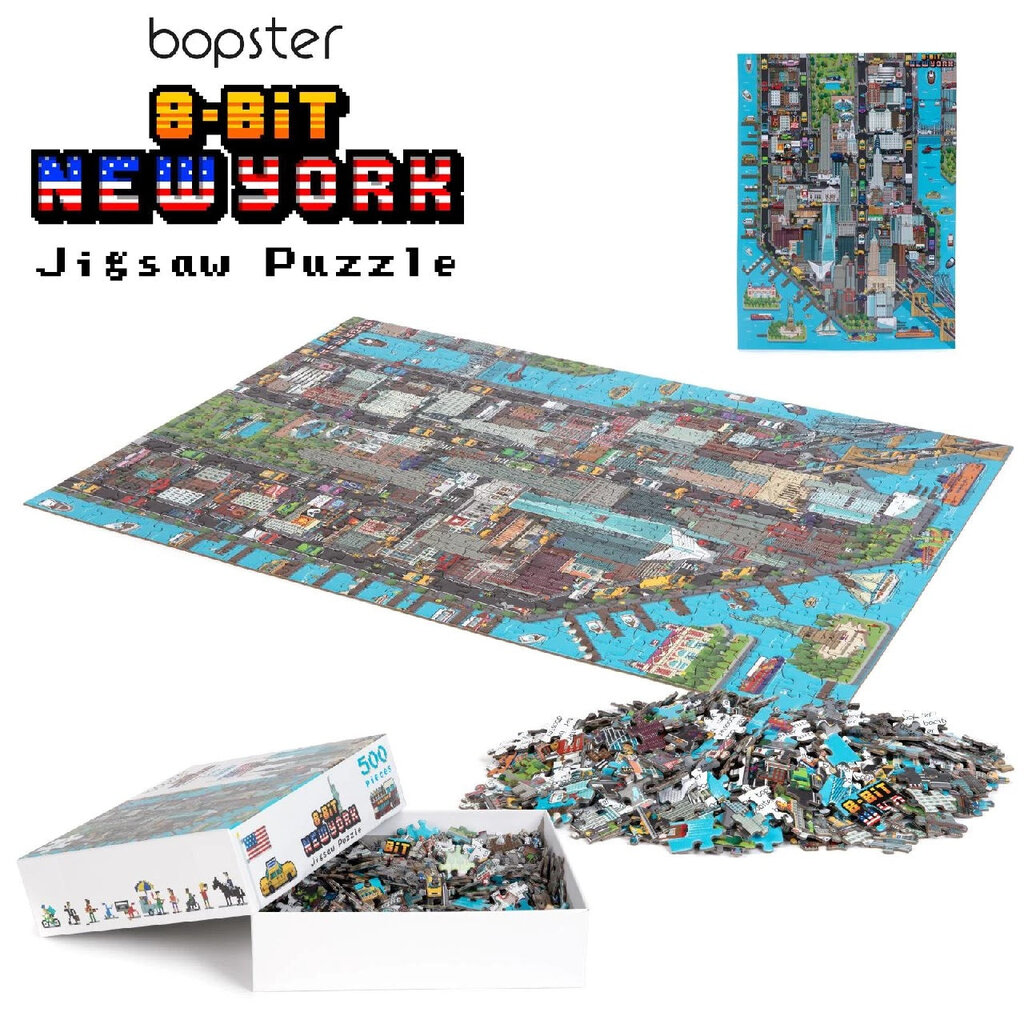 Bopster - city map New York puzzel - 500 stukjes