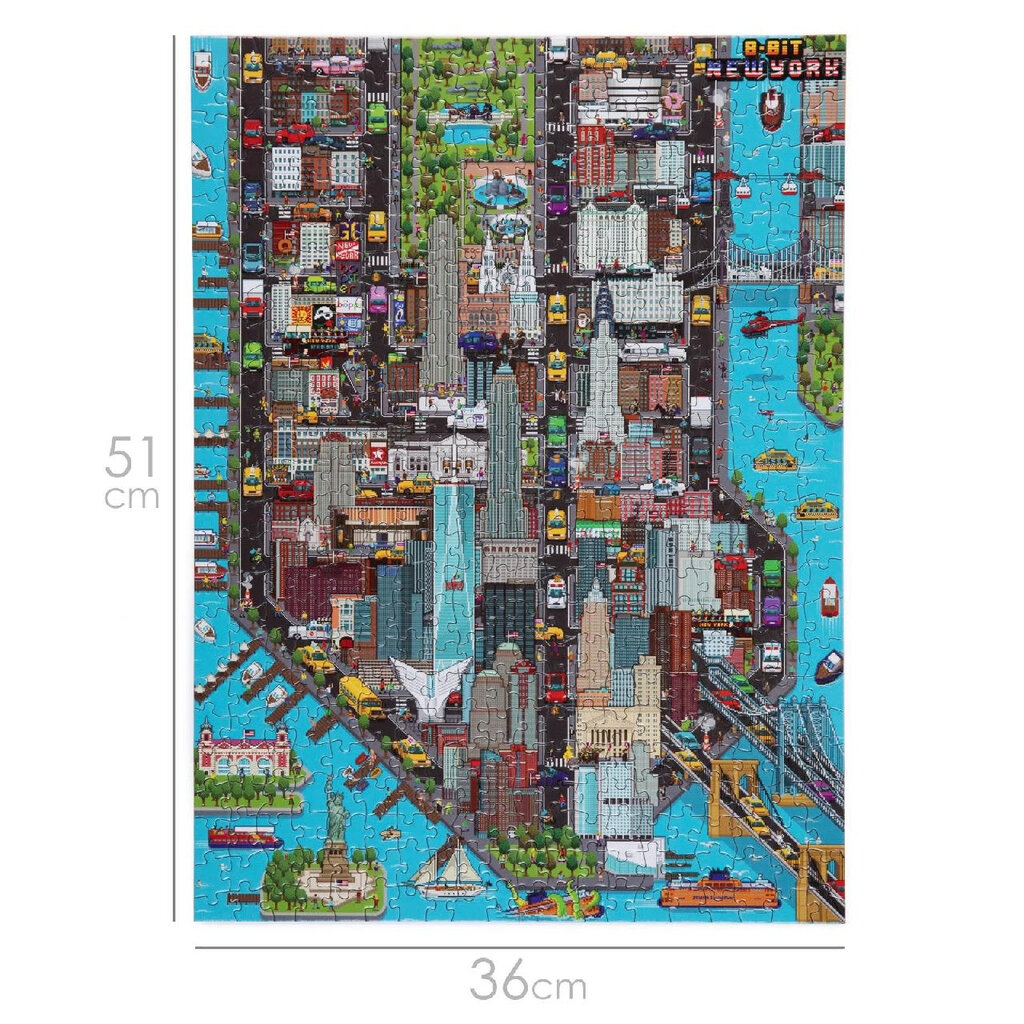 Bopster Bopster - city map New York puzzle - 500 pieces