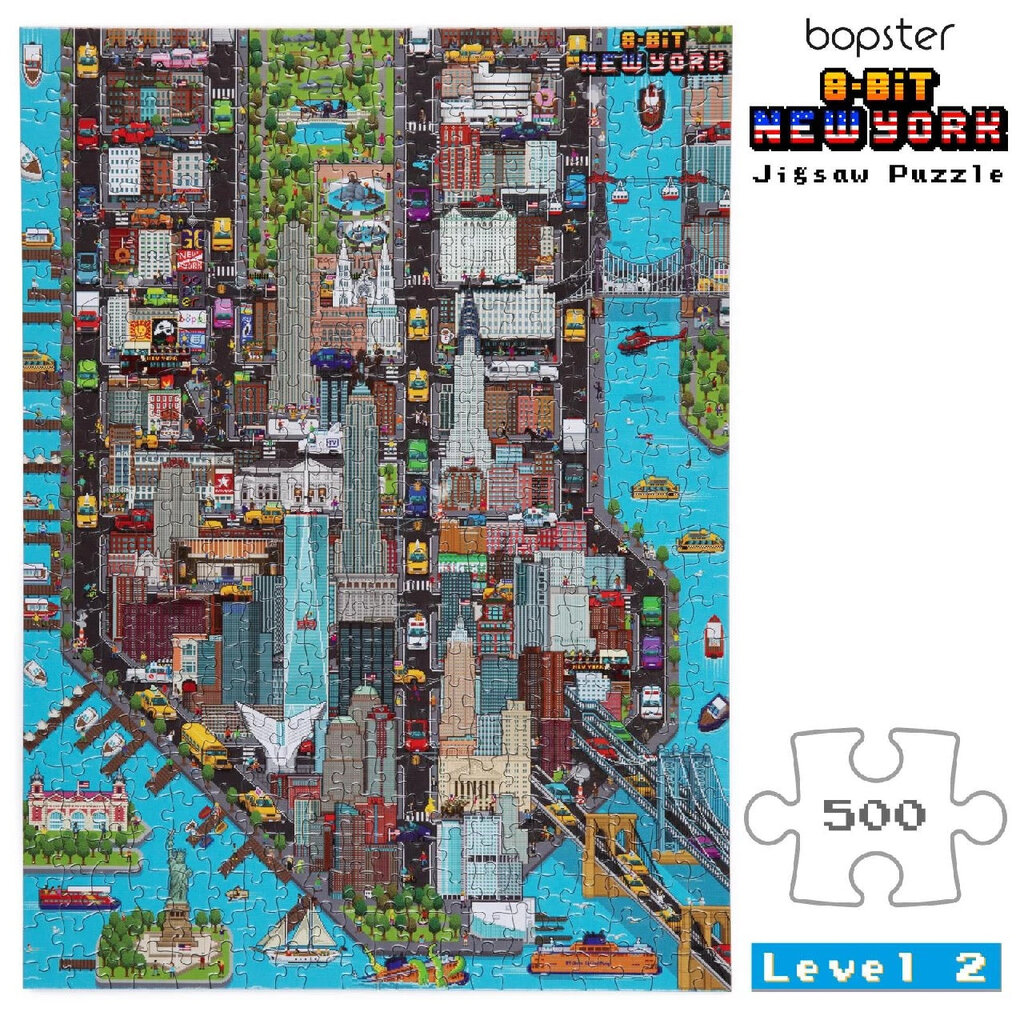 Bopster Bopster - city map New York puzzle - 500 pieces