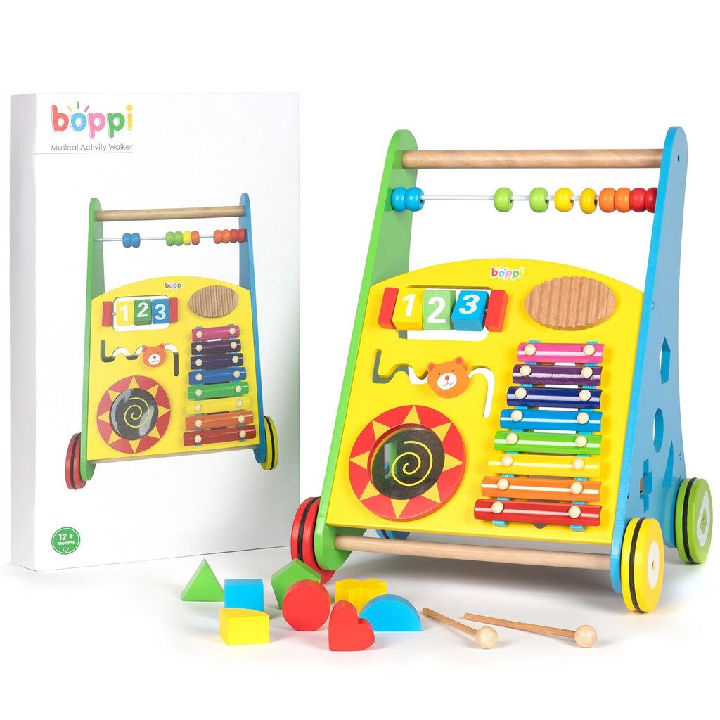 Boppi Boppi - houten muziek loopwagen