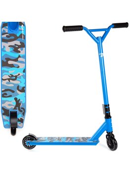 Land Surfer - stuntstep - blauw camouflage design