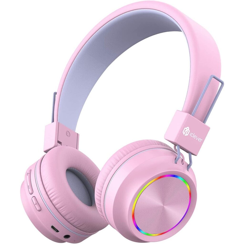 iClever - BTH03 - draadloze junior koptelefoon (roze)