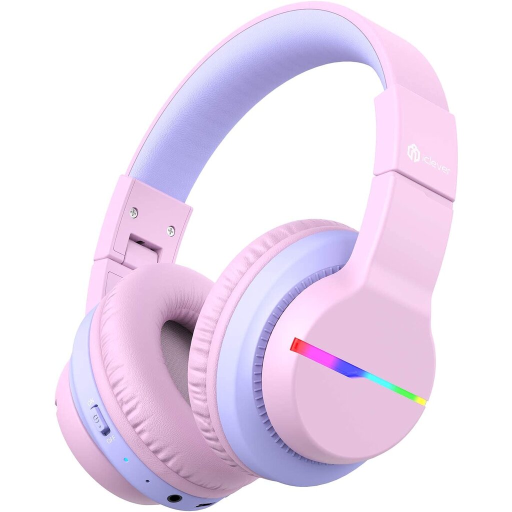 iClever - BTH12 - wireless junior headphones (pink)